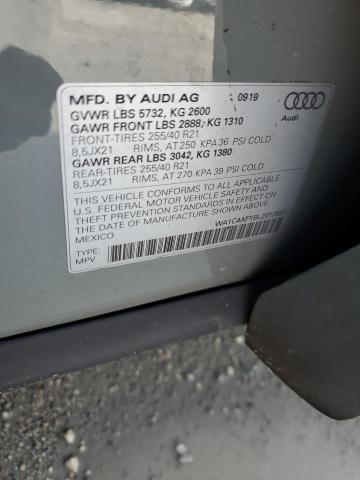 Photo 9 VIN: WA1C4AFY8L2012551 - AUDI SQ5 PRESTI 