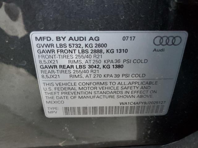 Photo 12 VIN: WA1C4AFY9J2025127 - AUDI SQ5 