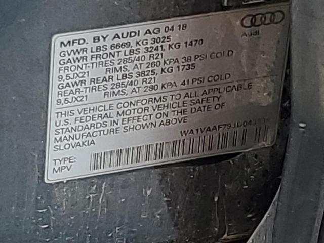 Photo 11 VIN: WA1C4AFYXK2049244 - AUDI SQ5 