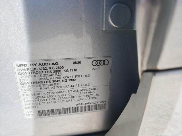 Photo 9 VIN: WA1C4AFYXL2112294 - AUDI SQ5 PRESTI 