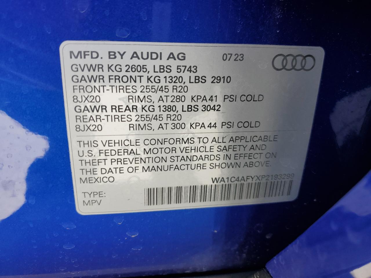 Photo 13 VIN: WA1C4AFYXP2193299 - AUDI SQ5 