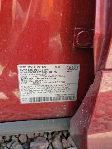 Photo 11 VIN: WA1C4BFY5K2043499 - AUDI SQ5 