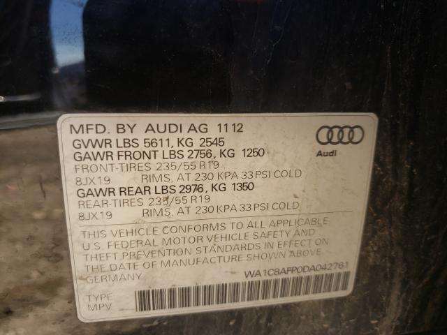 Photo 9 VIN: WA1C8AFP0DA042761 - AUDI Q5 PREMIUM 