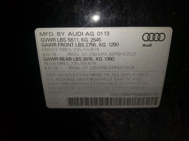 Photo 9 VIN: WA1C8AFP3DA059179 - AUDI Q5 PREMIUM 