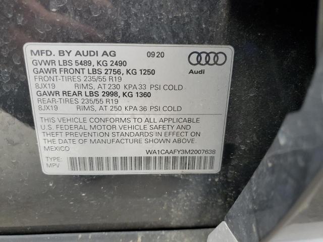 Photo 13 VIN: WA1CAAFY3M2007638 - AUDI Q5 