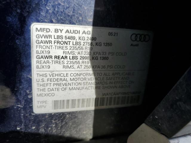 Photo 13 VIN: WA1CAAFY8M2100316 - AUDI Q5 