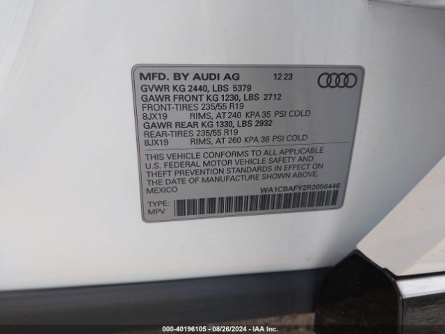 Photo 8 VIN: WA1CBAFY2R2056446 - AUDI Q5 