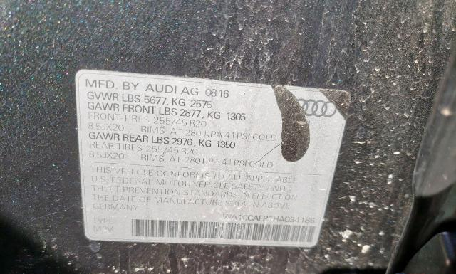 Photo 9 VIN: WA1CCAFP1HA034186 - AUDI SQ5 