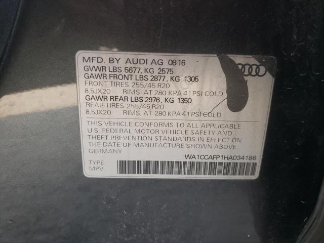 Photo 9 VIN: WA1CCAFP1HA034186 - AUDI SQ5 