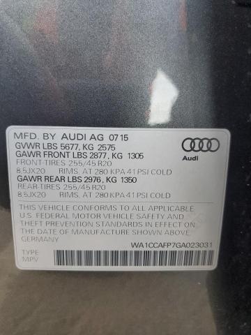 Photo 12 VIN: WA1CCAFP7GA023031 - AUDI SQ5 PREMIU 