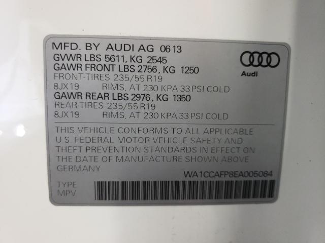 Photo 9 VIN: WA1CCAFP8EA005084 - AUDI Q5 PREMIUM 