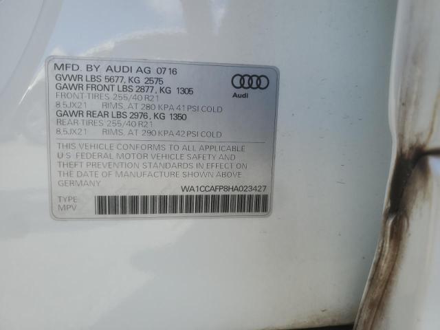 Photo 12 VIN: WA1CCAFP8HA023427 - AUDI SQ5 