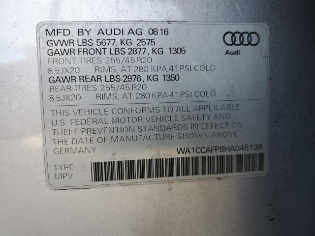 Photo 12 VIN: WA1CCAFP8HA045136 - AUDI SQ5 