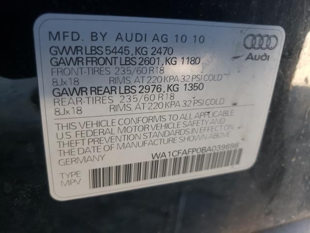 Photo 9 VIN: WA1CFAFP0BA039698 - AUDI Q5 