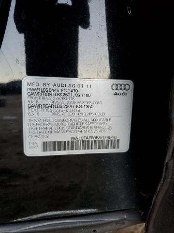 Photo 12 VIN: WA1CFAFP0BA076010 - AUDI Q5 PREMIUM 