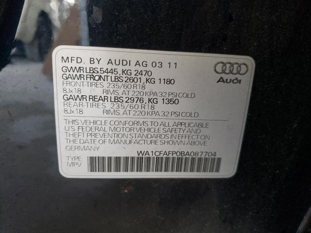 Photo 9 VIN: WA1CFAFP0BA087704 - AUDI Q5 