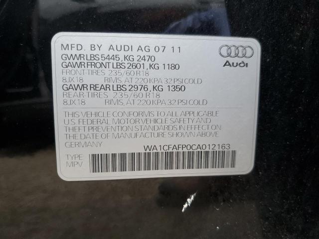 Photo 12 VIN: WA1CFAFP0CA012163 - AUDI Q5 