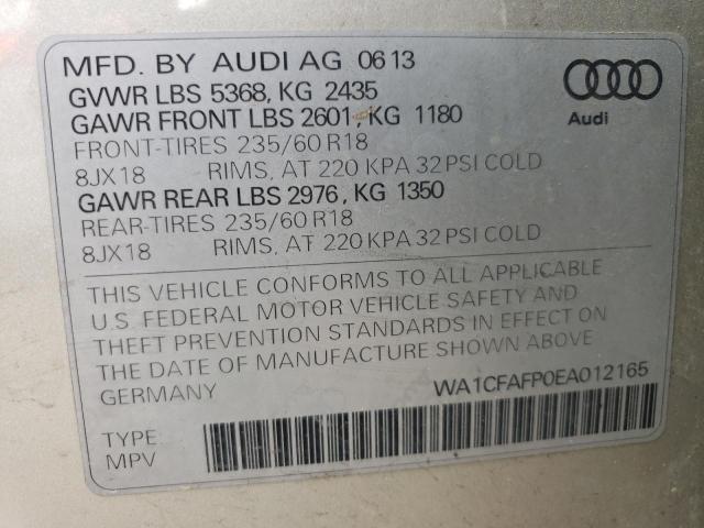 Photo 12 VIN: WA1CFAFP0EA012165 - AUDI Q5 