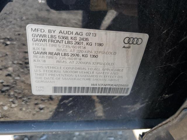 Photo 12 VIN: WA1CFAFP0EA025658 - AUDI Q5 PREMIUM 