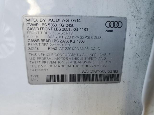 Photo 12 VIN: WA1CFAFP0EA123153 - AUDI Q5 PREMIUM 