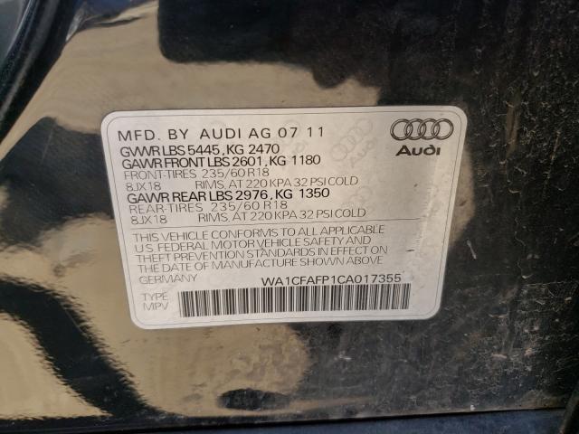 Photo 9 VIN: WA1CFAFP1CA017355 - AUDI Q5 PREMIUM 