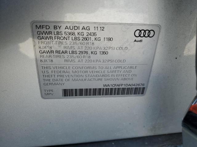 Photo 12 VIN: WA1CFAFP1DA042676 - AUDI Q5 