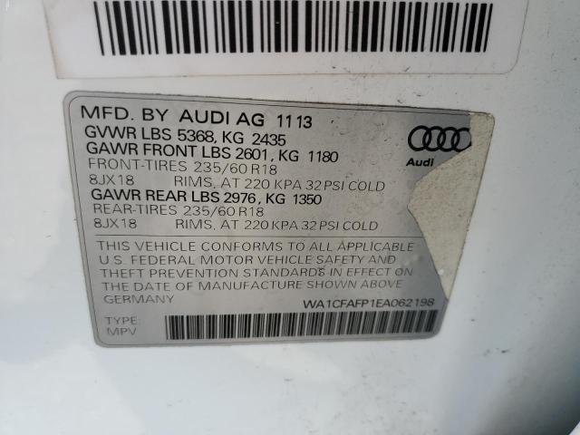 Photo 12 VIN: WA1CFAFP1EA062198 - AUDI Q5 