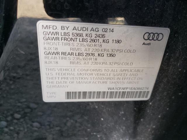 Photo 9 VIN: WA1CFAFP1EA086274 - AUDI Q5 PREMIUM 