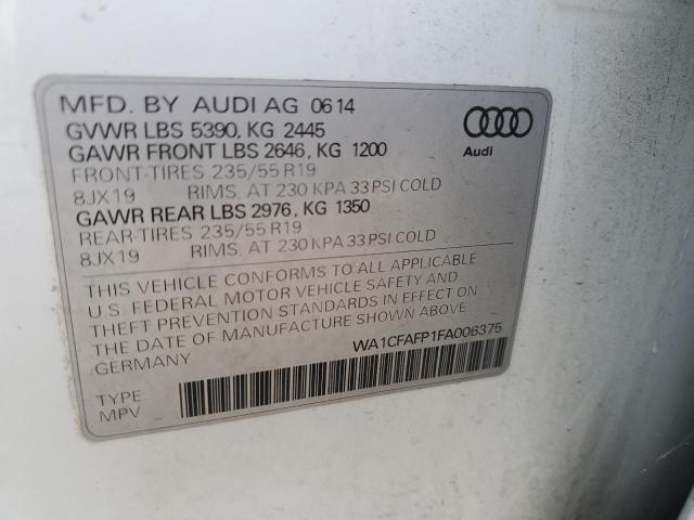 Photo 13 VIN: WA1CFAFP1FA006375 - AUDI Q5 