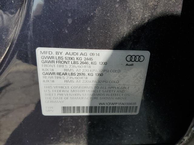 Photo 12 VIN: WA1CFAFP1FA039635 - AUDI Q5 PREMIUM 