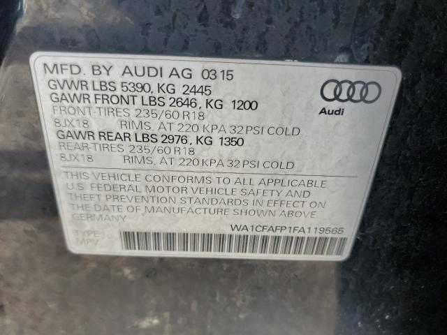 Photo 13 VIN: WA1CFAFP1FA119565 - AUDI Q5 