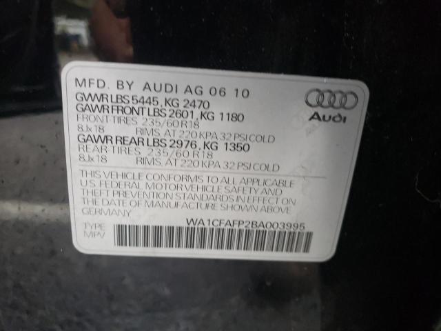 Photo 9 VIN: WA1CFAFP2BA003995 - AUDI Q5 PREMIUM 