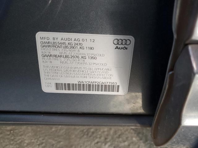 Photo 11 VIN: WA1CFAFP2CA077953 - AUDI Q5 PREMIUM 