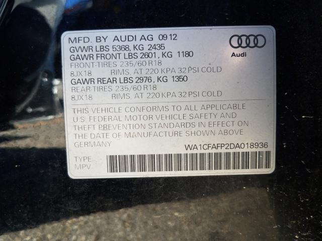 Photo 9 VIN: WA1CFAFP2DA018936 - AUDI Q5 PREMIUM 