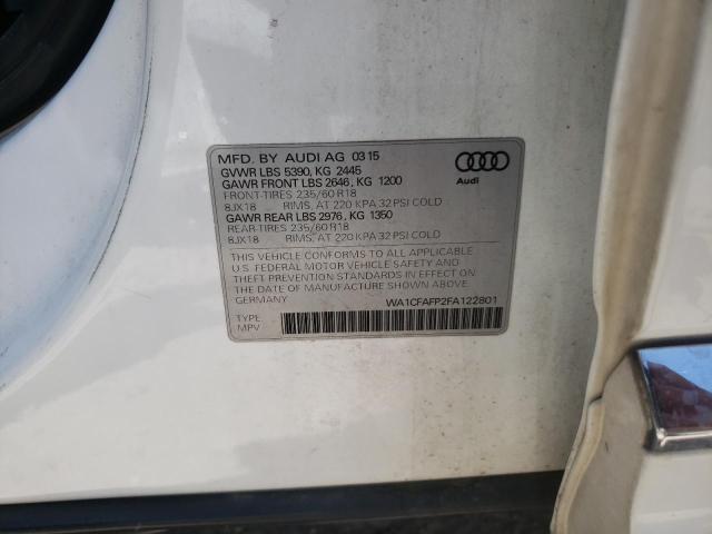 Photo 9 VIN: WA1CFAFP2FA122801 - AUDI Q5 PREMIUM 