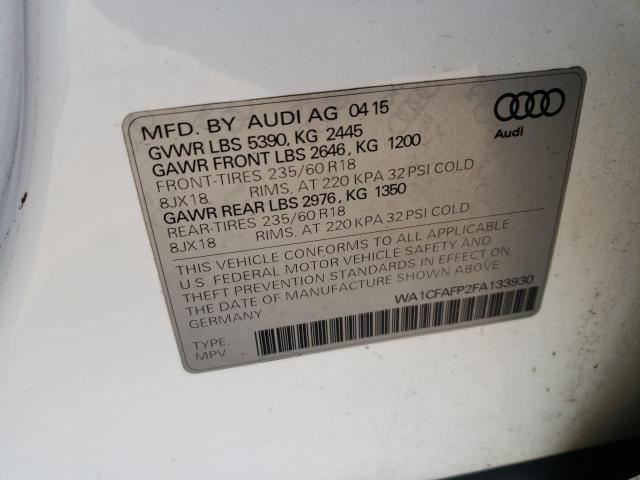 Photo 12 VIN: WA1CFAFP2FA133930 - AUDI Q5 