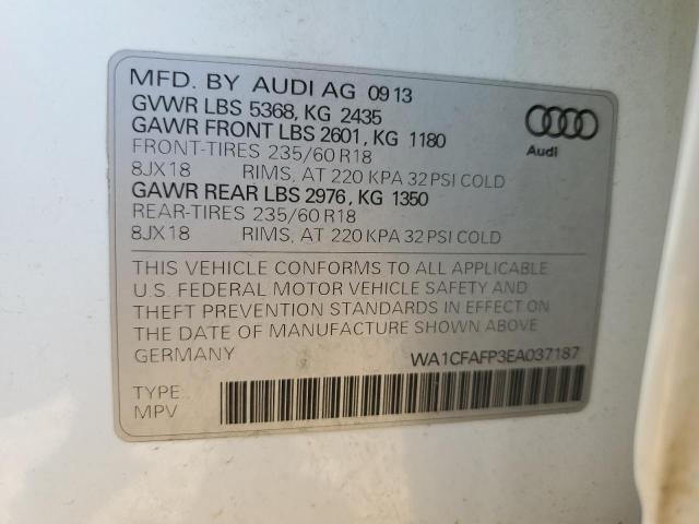 Photo 12 VIN: WA1CFAFP3EA037187 - AUDI Q5 