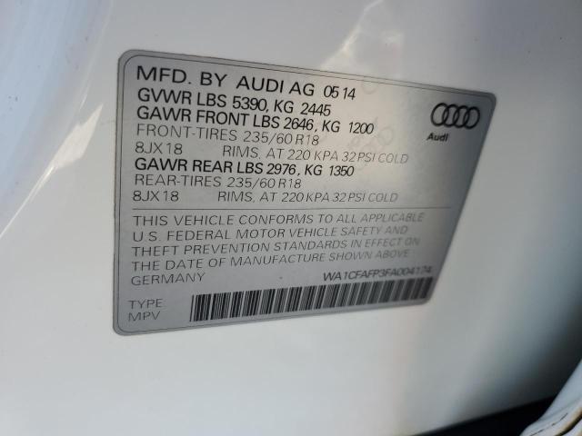 Photo 12 VIN: WA1CFAFP3FA004174 - AUDI Q5 PREMIUM 