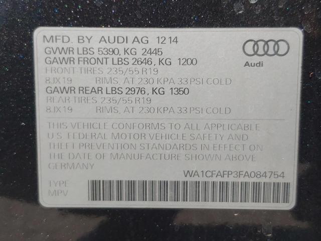 Photo 9 VIN: WA1CFAFP3FA084754 - AUDI Q5 PREMIUM 