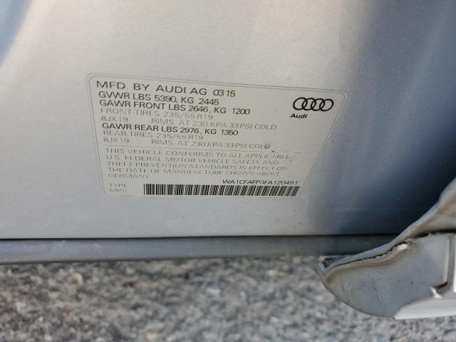 Photo 11 VIN: WA1CFAFP3FA120491 - AUDI Q5 PREMIUM 