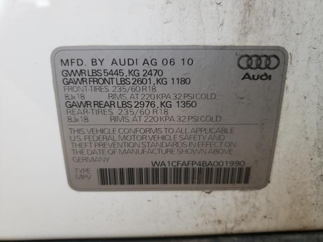 Photo 9 VIN: WA1CFAFP4BA001990 - AUDI Q5 