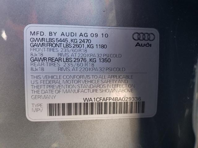 Photo 12 VIN: WA1CFAFP4BA029336 - AUDI Q5 PREMIUM 