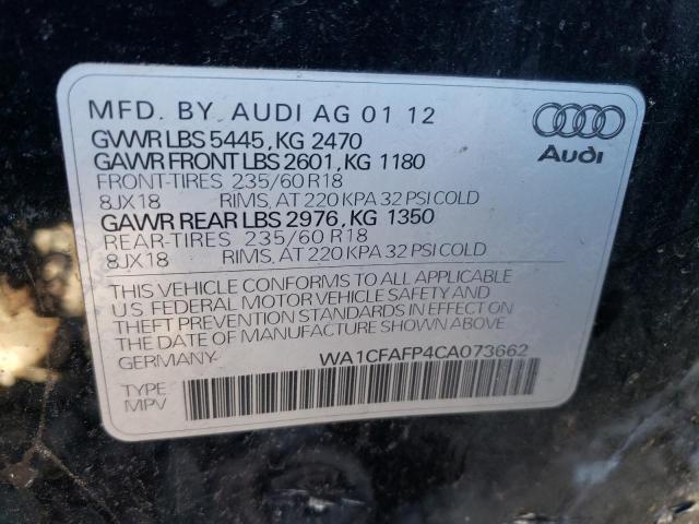 Photo 12 VIN: WA1CFAFP4CA073662 - AUDI Q5 PREMIUM 