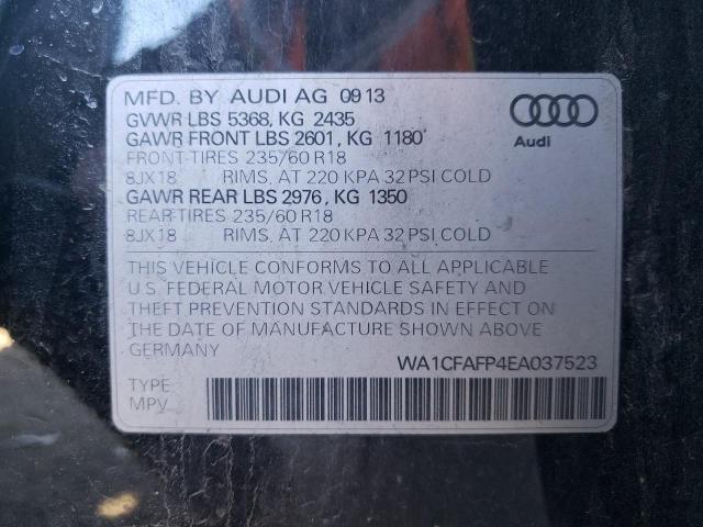 Photo 9 VIN: WA1CFAFP4EA037523 - AUDI Q5 PREMIUM 