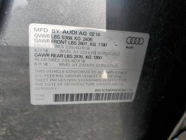 Photo 13 VIN: WA1CFAFP4EA086124 - AUDI Q5 PREMIUM 