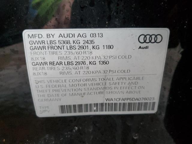 Photo 13 VIN: WA1CFAFP5DA076023 - AUDI Q5 