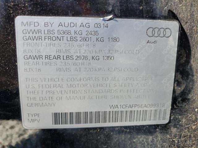 Photo 12 VIN: WA1CFAFP5EA099318 - AUDI Q5 