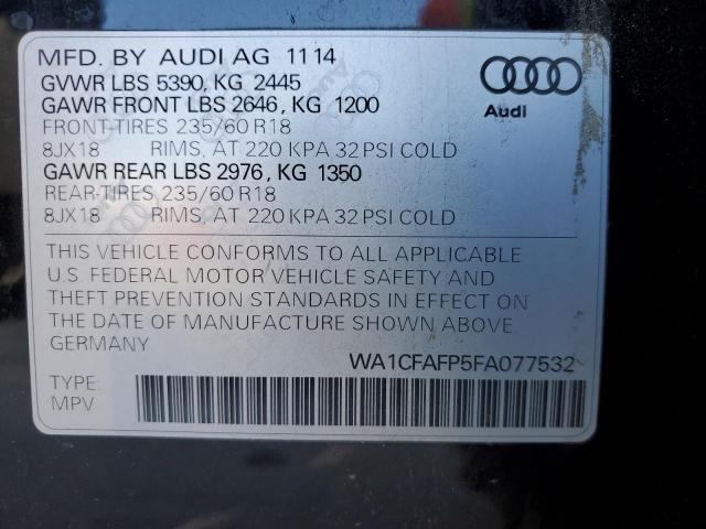 Photo 9 VIN: WA1CFAFP5FA077532 - AUDI Q5 