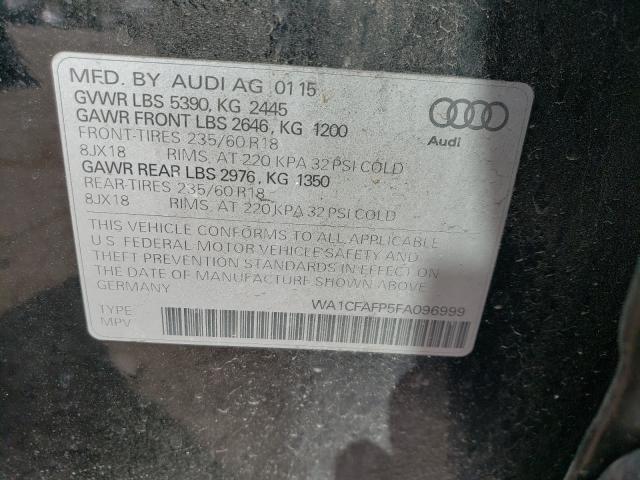 Photo 9 VIN: WA1CFAFP5FA096999 - AUDI Q5 PREMIUM 