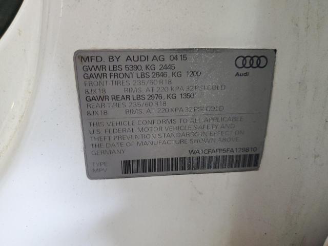 Photo 12 VIN: WA1CFAFP5FA129810 - AUDI Q5 PREMIUM 